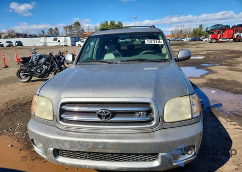 2001 Toyota Sequoia Limited z USA, uszkodzony, nr VIN 5TDBT48A41S024076